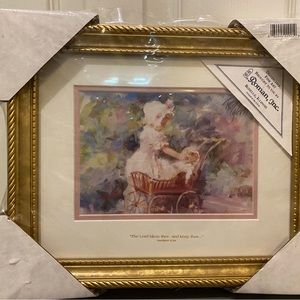 “The Lord bless thee, and keep thee…” Numbers 6:24 NEW Framed Art